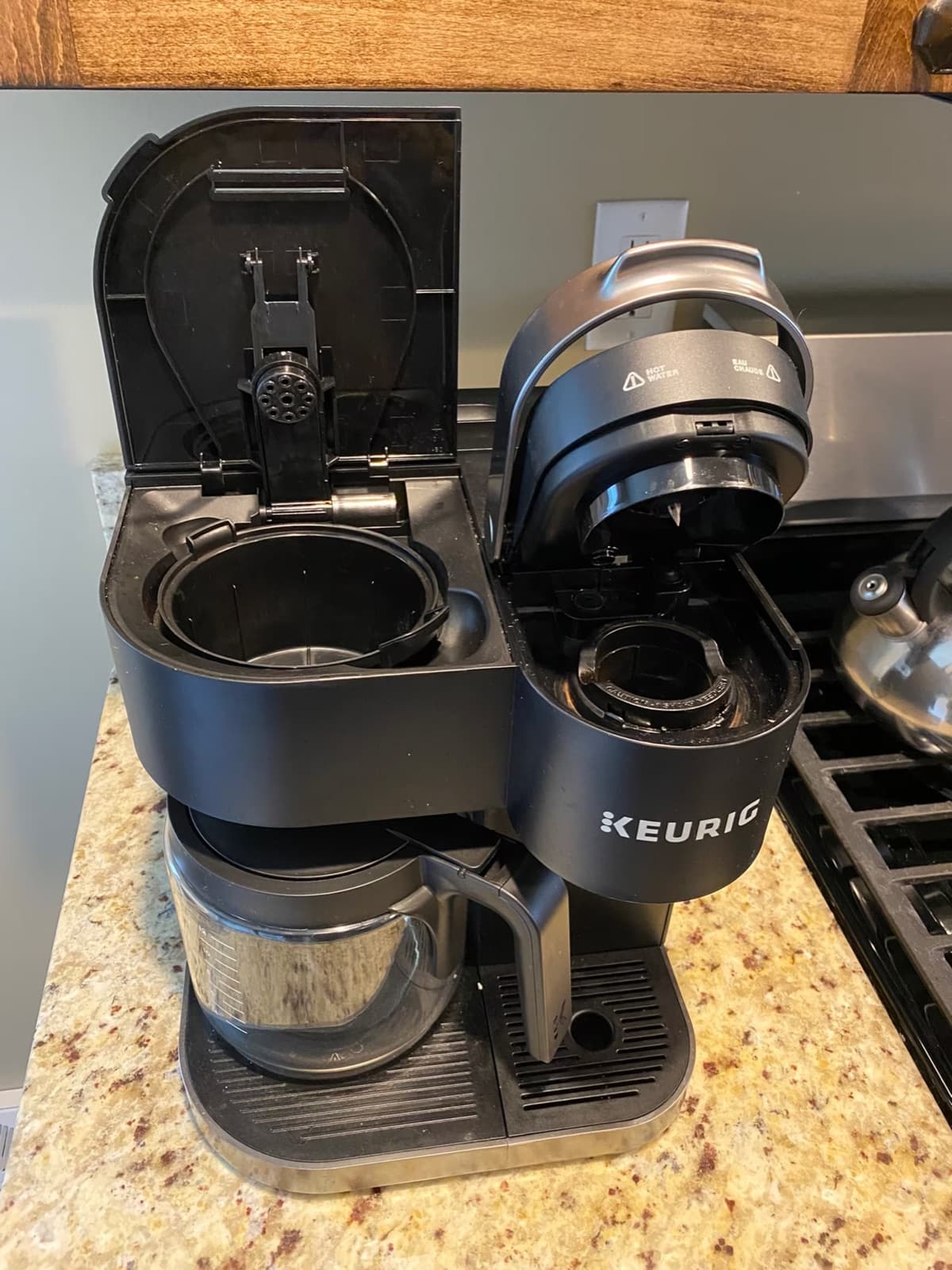 Coffee station for slow lake mornings