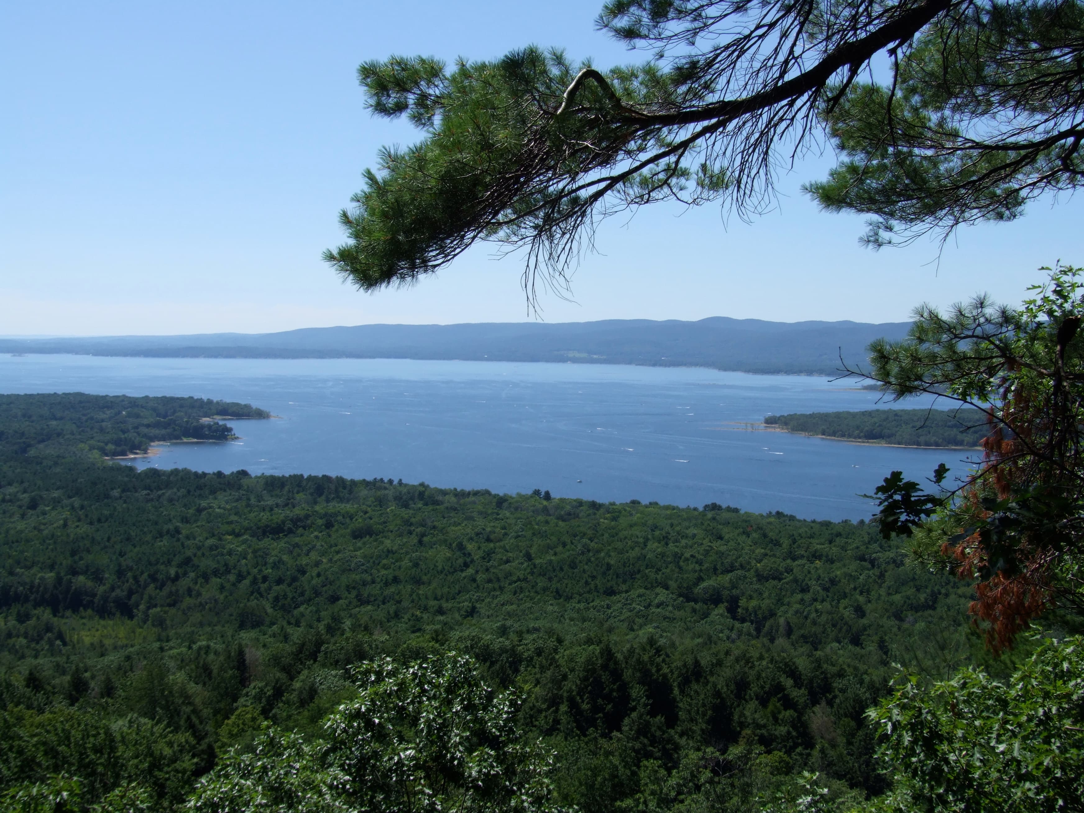 Open water of the Great Sacandaga Lake
